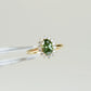 CHARLOTTEE - Oval-cut Lab-Grown Diamond / Gemstone Halo Ring Setting (18K Gold / Platinum) - R24802OVA