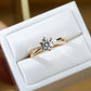 FELICITY - Lab-Grown Diamond / Gemstone Ring Setting | Crossover Pavé Band (18K Gold / Platinum) - TM0247S