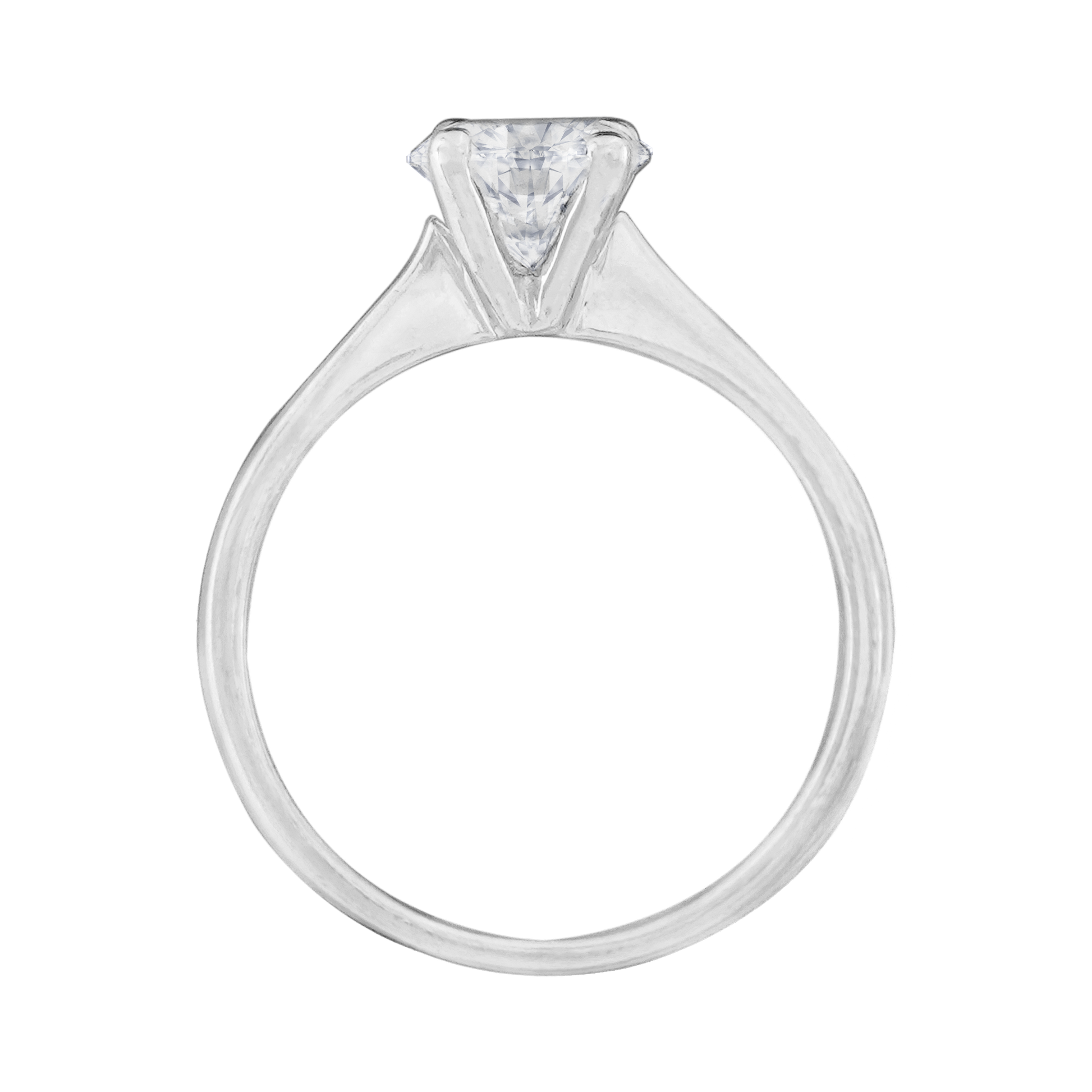 少量/無碎鑽, 直線, 香港 品牌結婚對戒 EVA – CD0015
