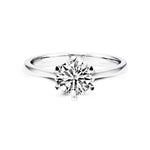 少量/無碎鑽, 直線, 香港 品牌結婚對戒 ERANTHE – GD0040