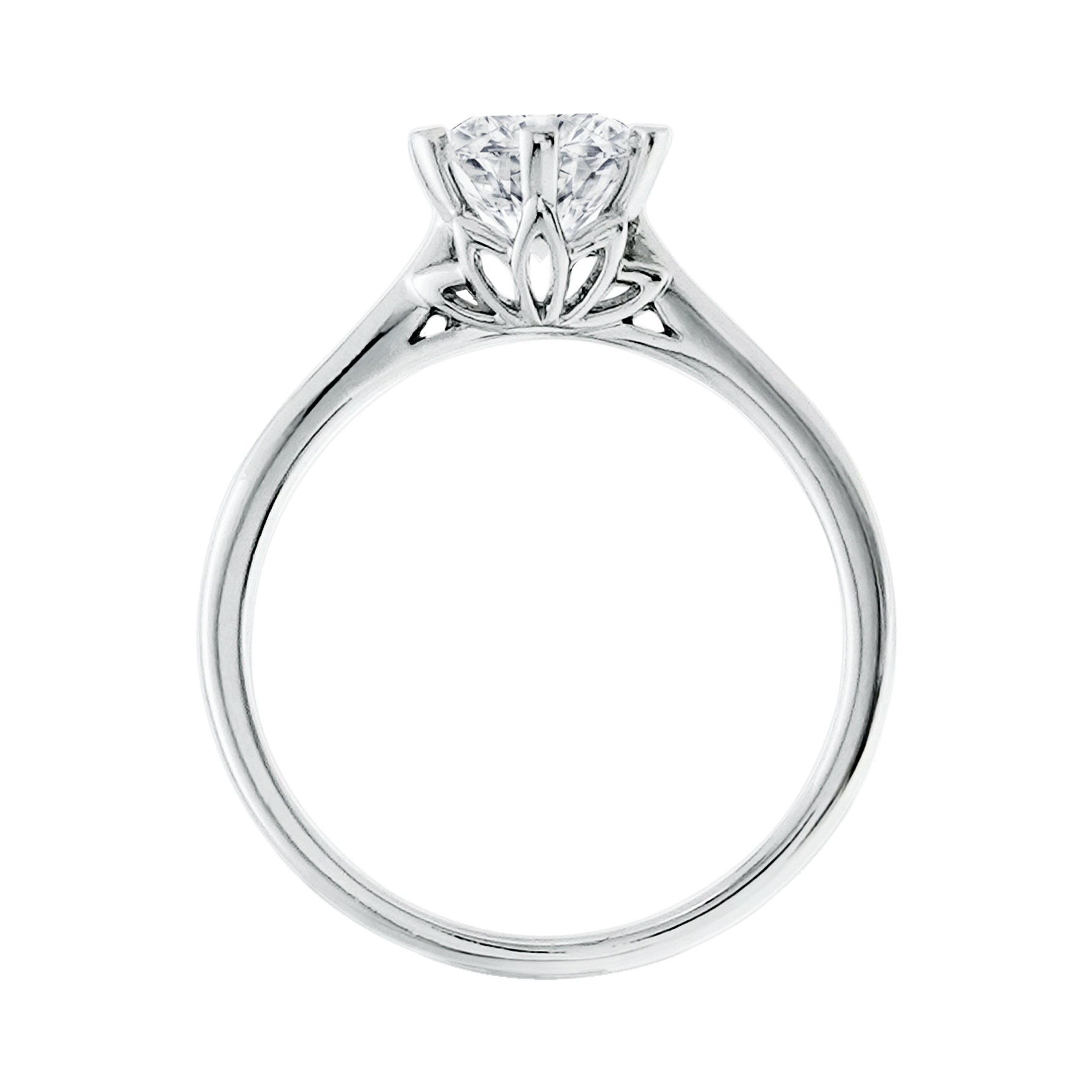 少量/無碎鑽, 直線, 香港 品牌結婚對戒 ERANTHE – GD0040
