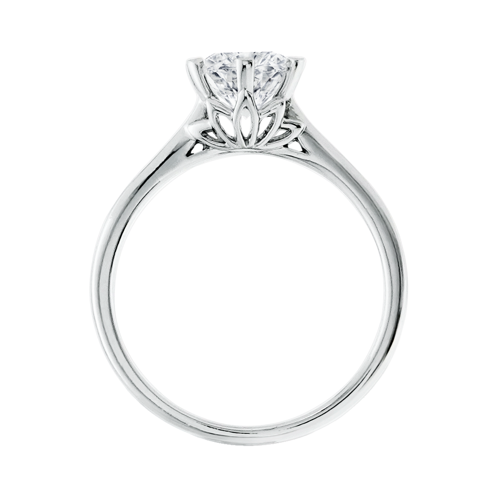 少量/無碎鑽, 直線, 香港 品牌結婚對戒 ERANTHE – GD0040