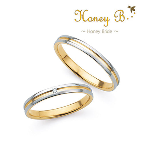 Honey B, 日本 品牌結婚對戒 BHB23-24