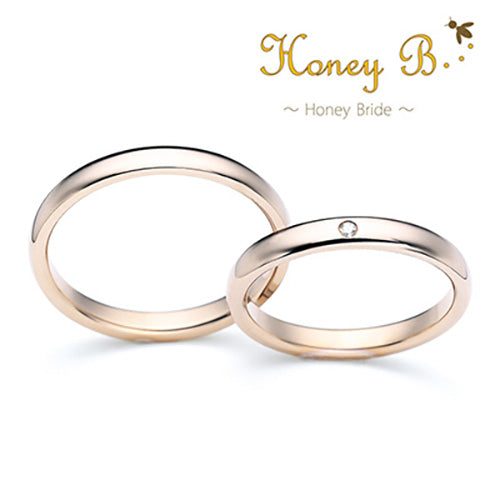 Honey B, 日本 品牌結婚對戒 BHB01-02