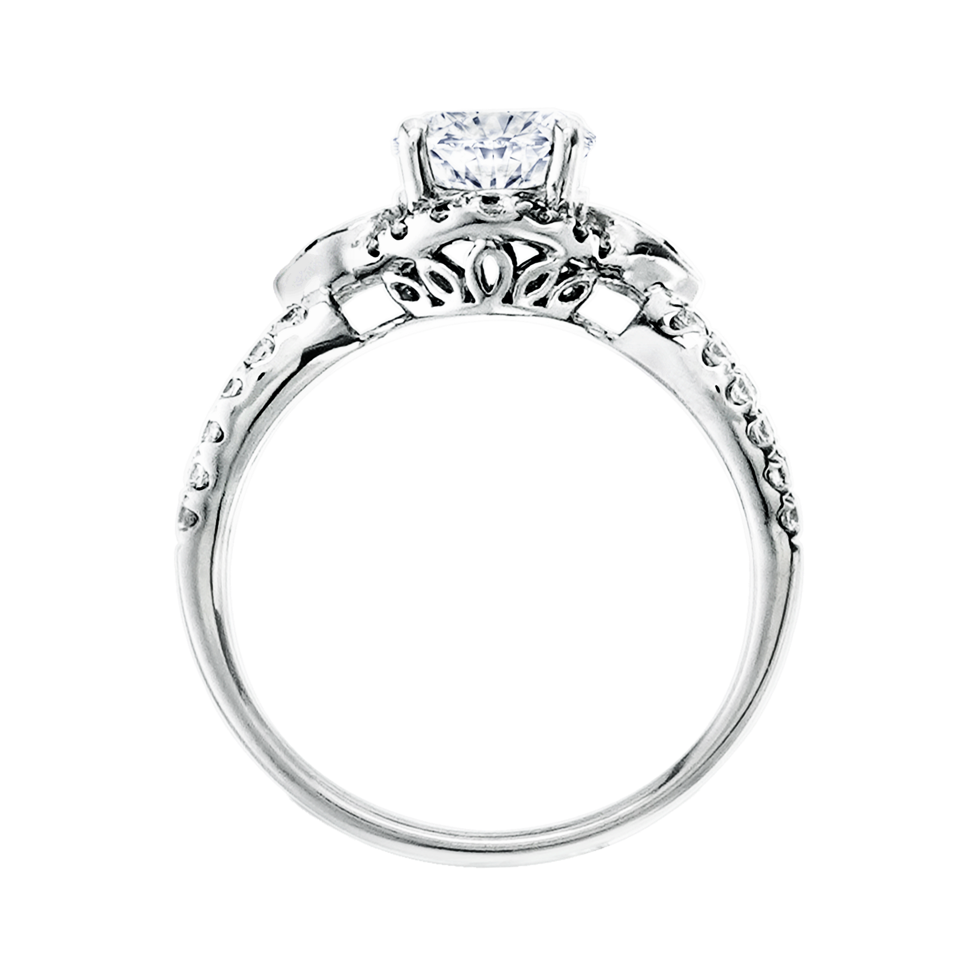 曲線, 有碎鑽, 香港 品牌結婚對戒 MIGNON – KLR0045