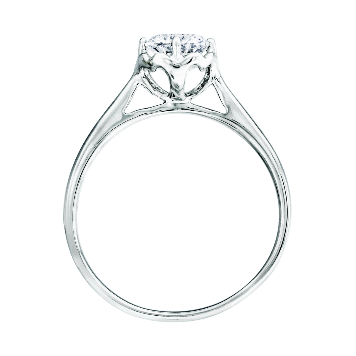 少量/無碎鑽, 放大, 直線, 香港 品牌結婚對戒 KALILA – KLR0050