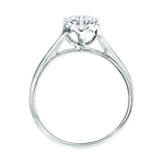 少量/無碎鑽, 放大, 直線, 香港 品牌結婚對戒 KALILA – KLR0050