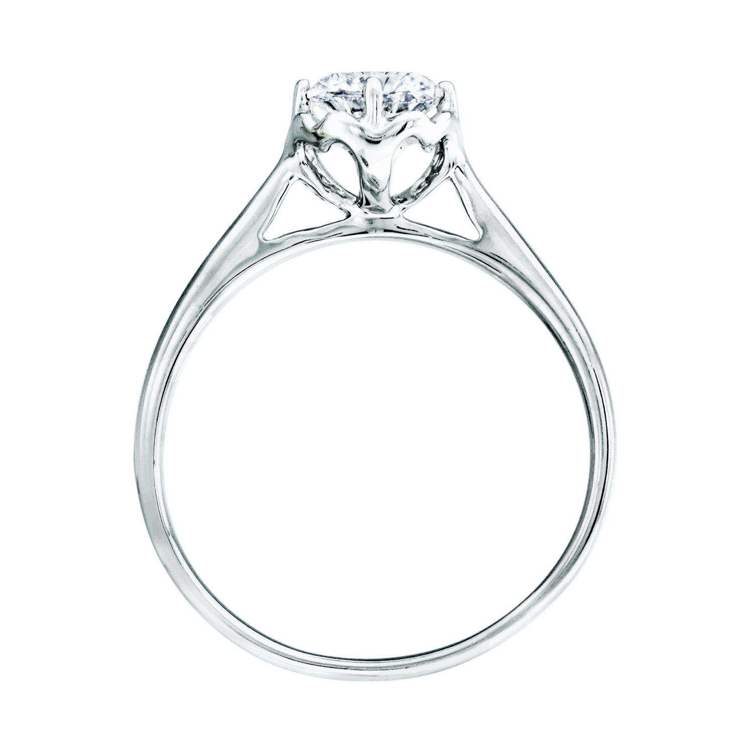少量/無碎鑽, 放大, 直線, 香港 品牌結婚對戒 KALILA – KLR0050