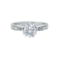 放大, 有碎鑽, 直線, 香港 品牌結婚對戒 ERIANTHE – KLR0051