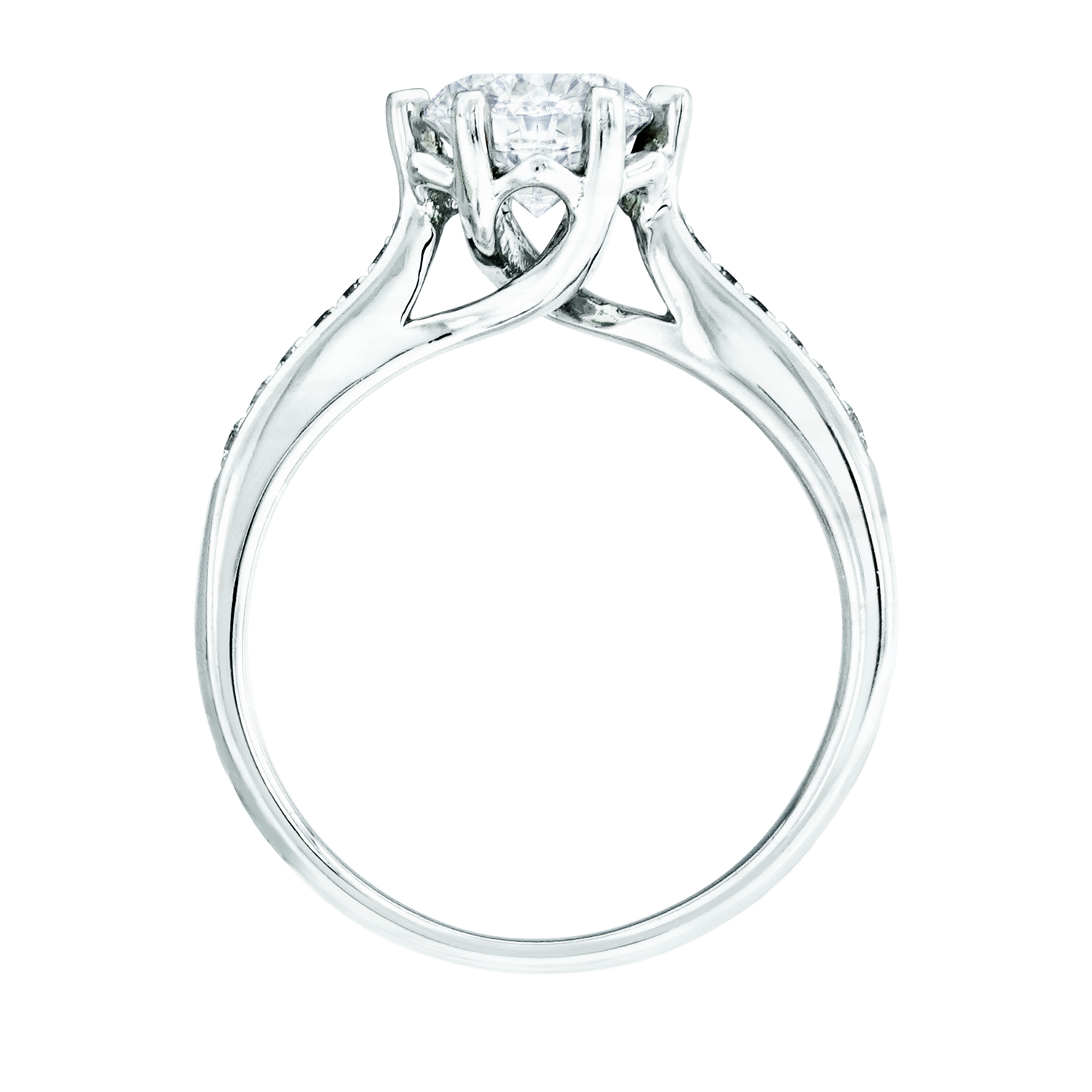 放大, 有碎鑽, 直線, 香港 品牌結婚對戒 ERIANTHE – KLR0051