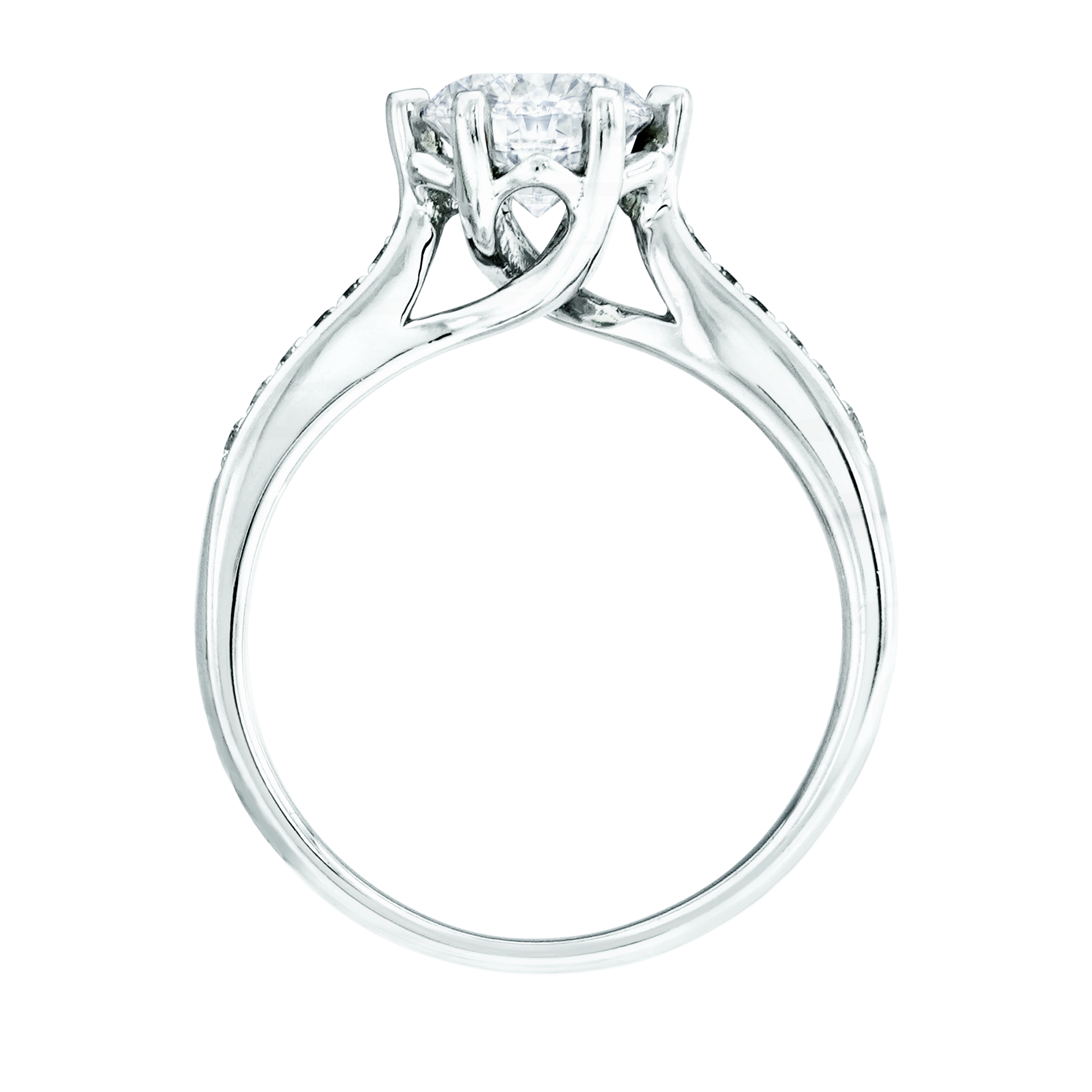 放大, 有碎鑽, 直線, 香港 品牌結婚對戒 ERIANTHE – KLR0051