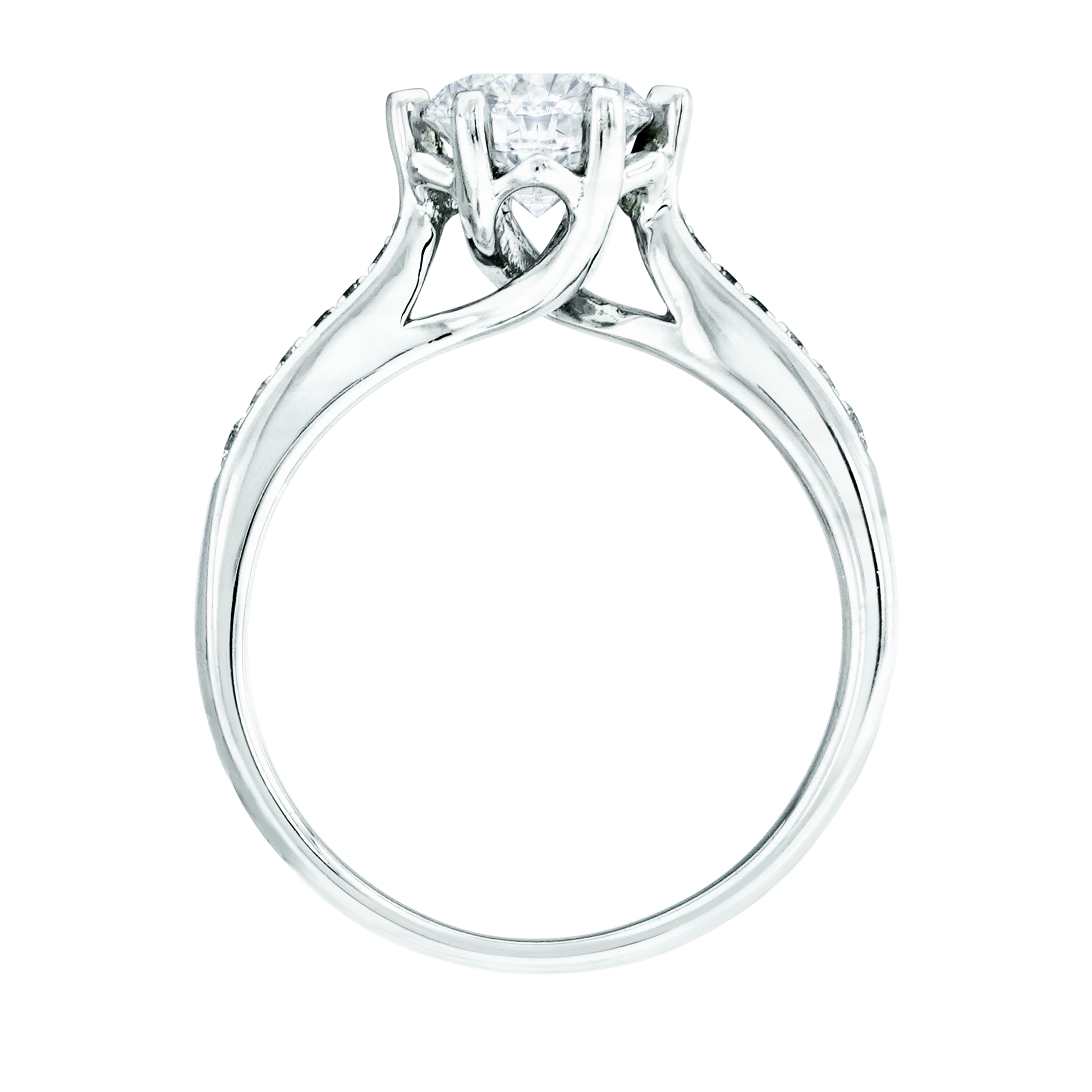 放大, 有碎鑽, 直線, 香港 品牌結婚對戒 ERIANTHE – KLR0051