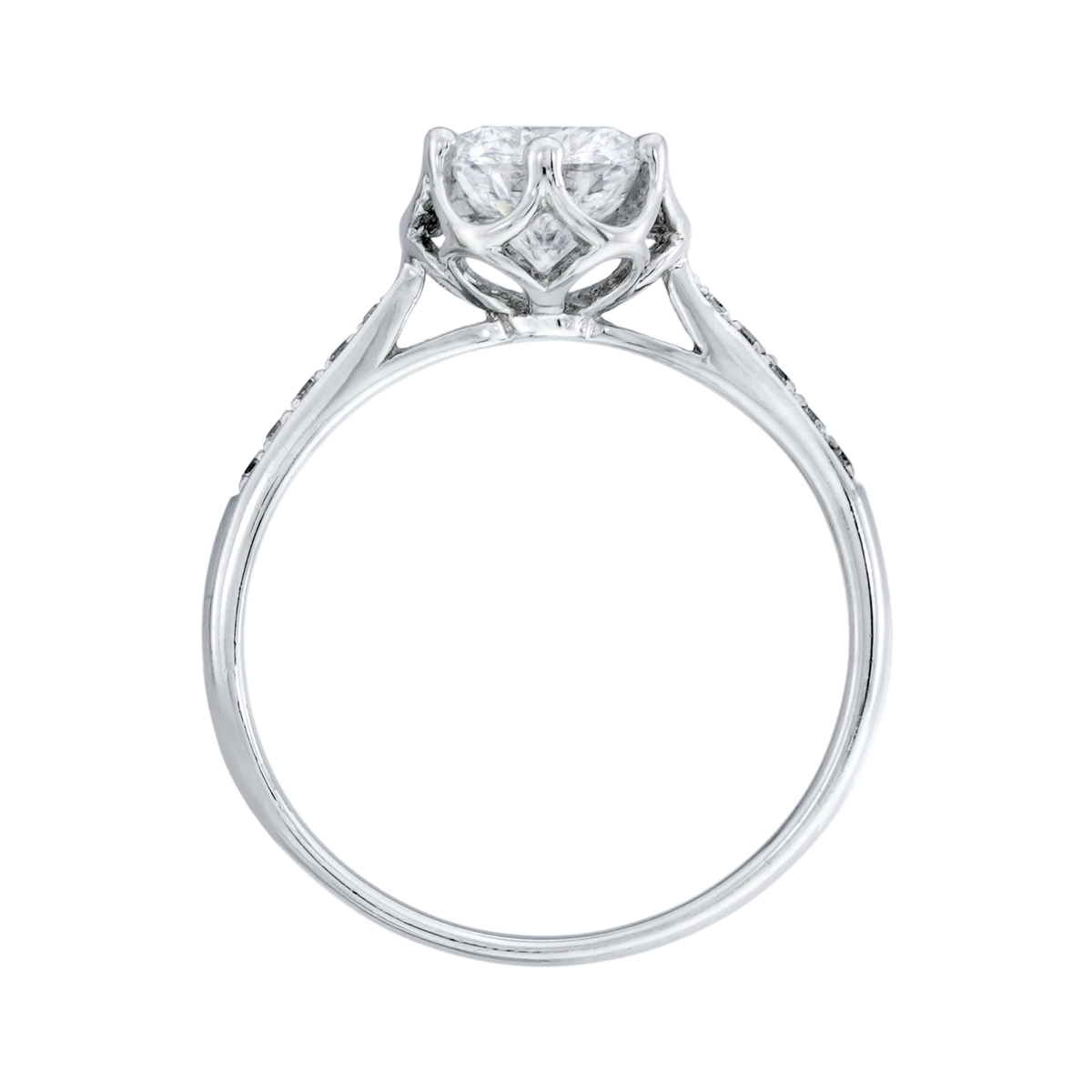 放大, 有碎鑽, 直線, 香港 品牌結婚對戒 EVANTHE – KLR0113