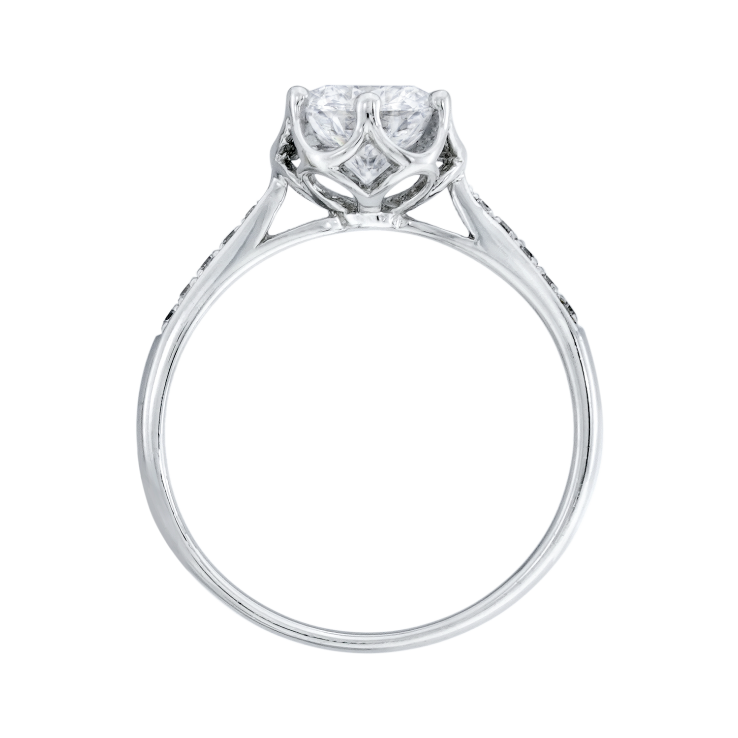放大, 有碎鑽, 直線, 香港 品牌結婚對戒 EVANTHE – KLR0113