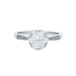 放大, 有碎鑽, 直線, 香港 品牌結婚對戒 EVANTHE – KLR0113