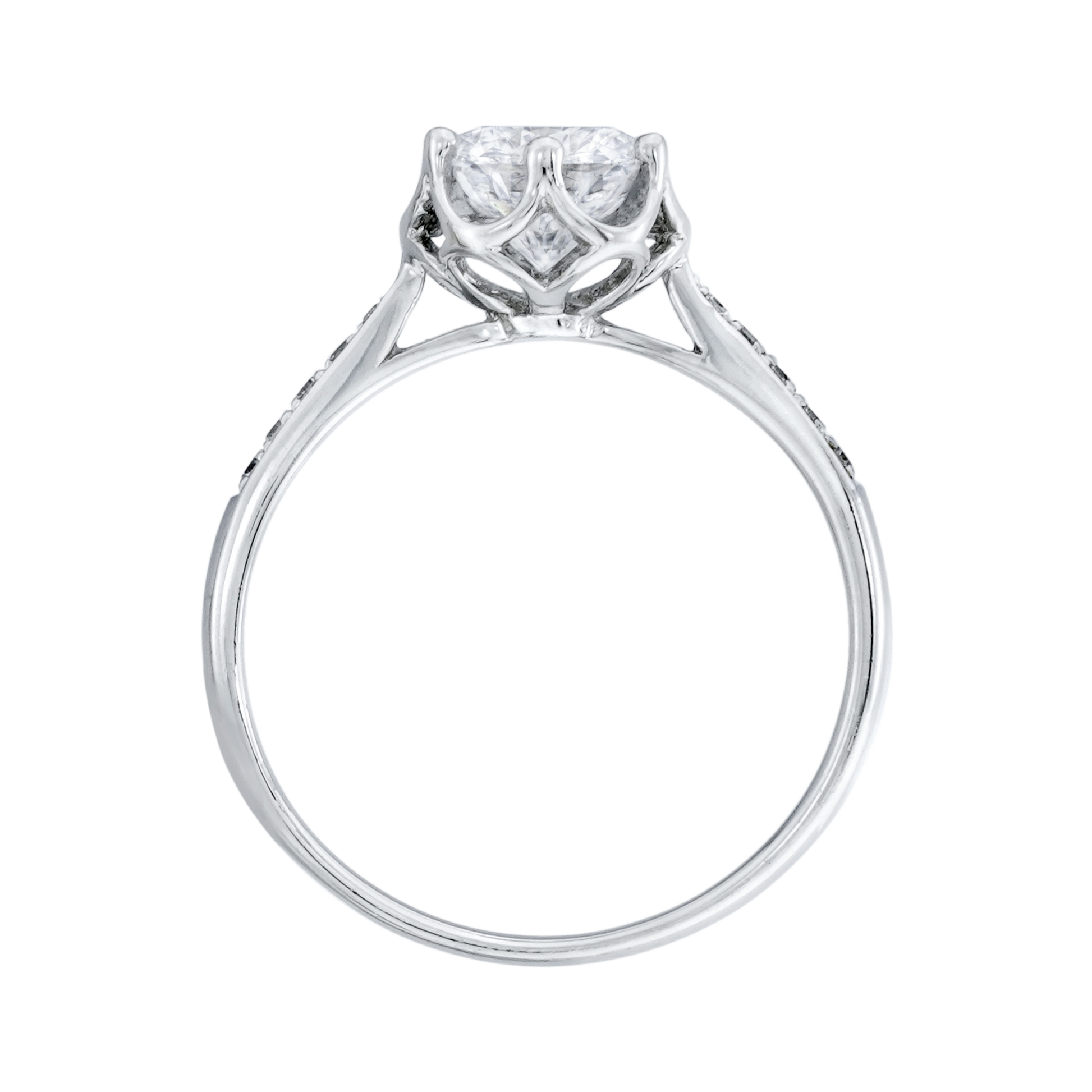 放大, 有碎鑽, 直線, 香港 品牌結婚對戒 EVANTHE – KLR0113