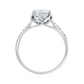 放大, 有碎鑽, 直線, 香港 品牌結婚對戒 EVANTHE – KLR0113