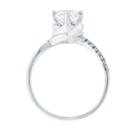 曲線, 有碎鑽, 香港 品牌結婚對戒 AMORETTE – KLR0121