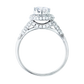 有碎鑽, 直線, 香港 品牌結婚對戒 BRIANNA – KLR0122