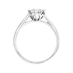 少量/無碎鑽, 放大, 直線, 香港 品牌結婚對戒 ELIZA – KLR0544