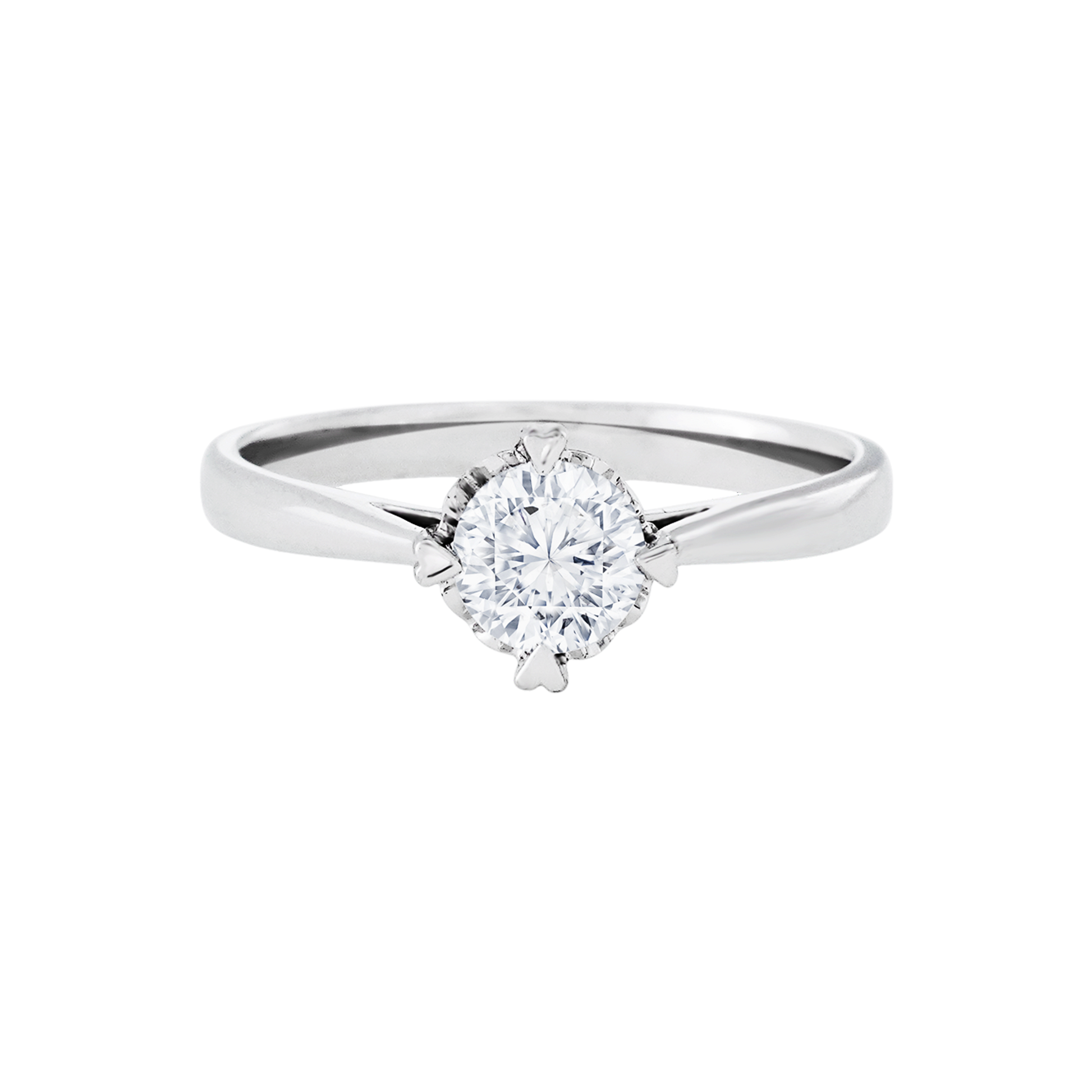 少量/無碎鑽, 放大, 直線, 香港 品牌結婚對戒 ELIZA – KLR0544