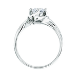 少量/無碎鑽, 曲線, 香港 品牌結婚對戒 DIANTHE – MF0057