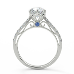 有碎鑽, 直線, 香港 品牌結婚對戒 EUNICE – TMRR0238I