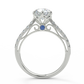 有碎鑽, 直線, 香港 品牌結婚對戒 EUNICE – TMRR0238I