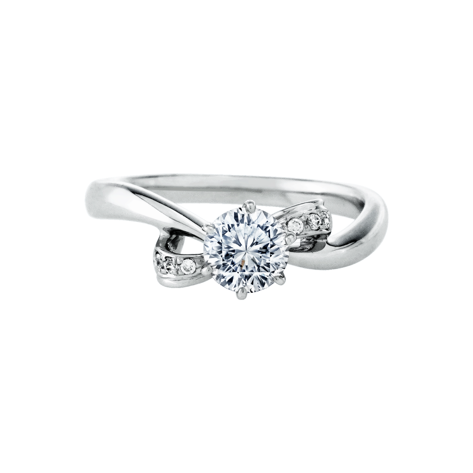 日本, 曲線, 有碎鑽 品牌結婚對戒 FEODORA – SGK1021