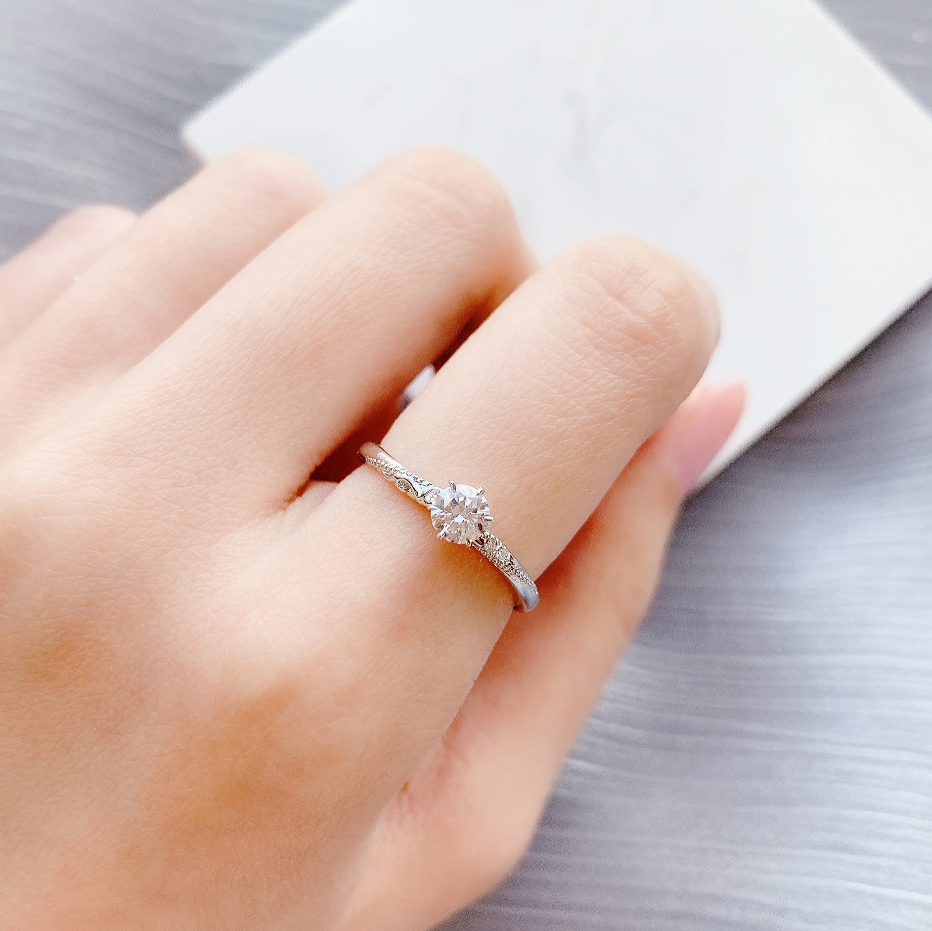 少量/無碎鑽, 日本, 直線 品牌結婚對戒 ASHER – SGK1114