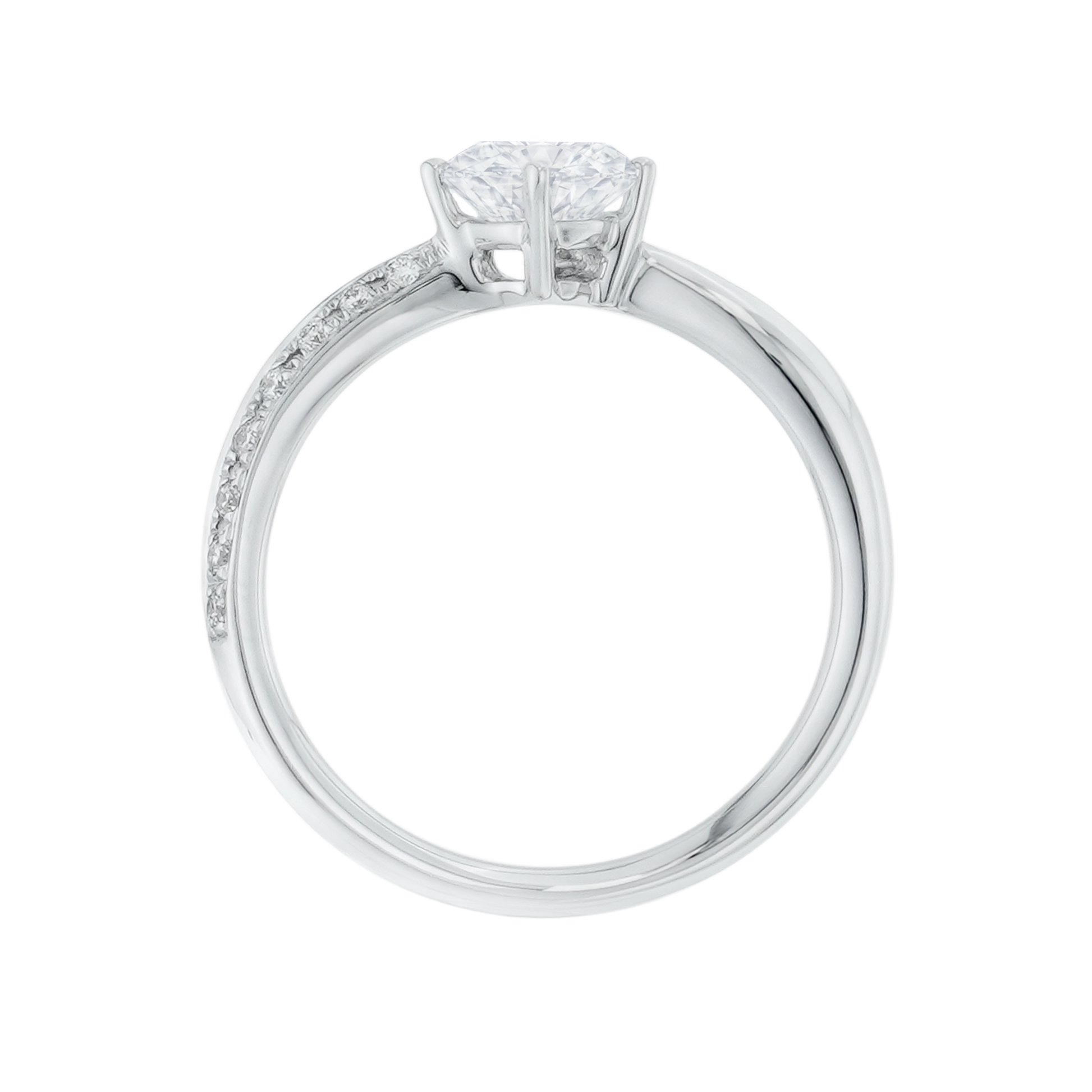 日本, 曲線, 有碎鑽 品牌結婚對戒 ELINE – SGQ3936