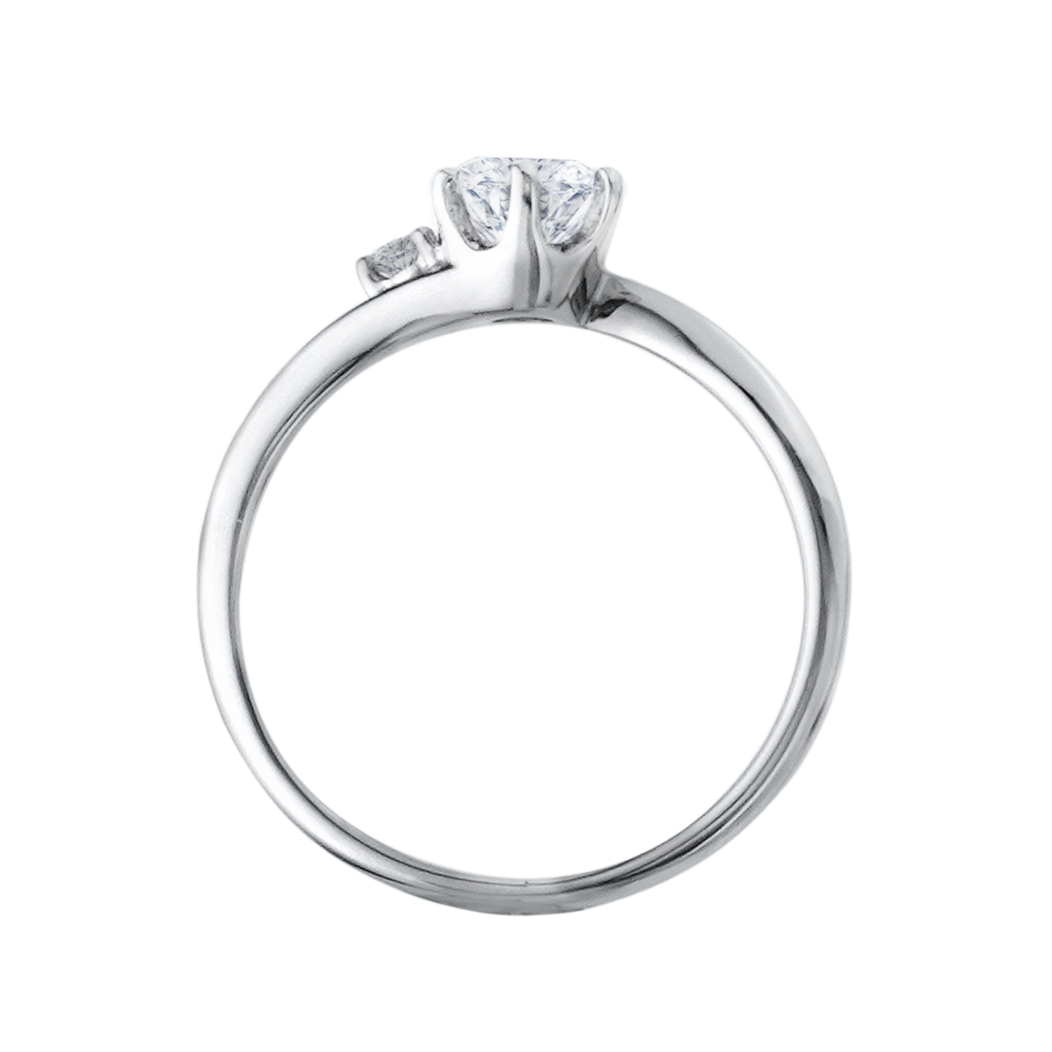 少量/無碎鑽, 曲線, 香港 品牌結婚對戒 LEXIE – SGZ3020