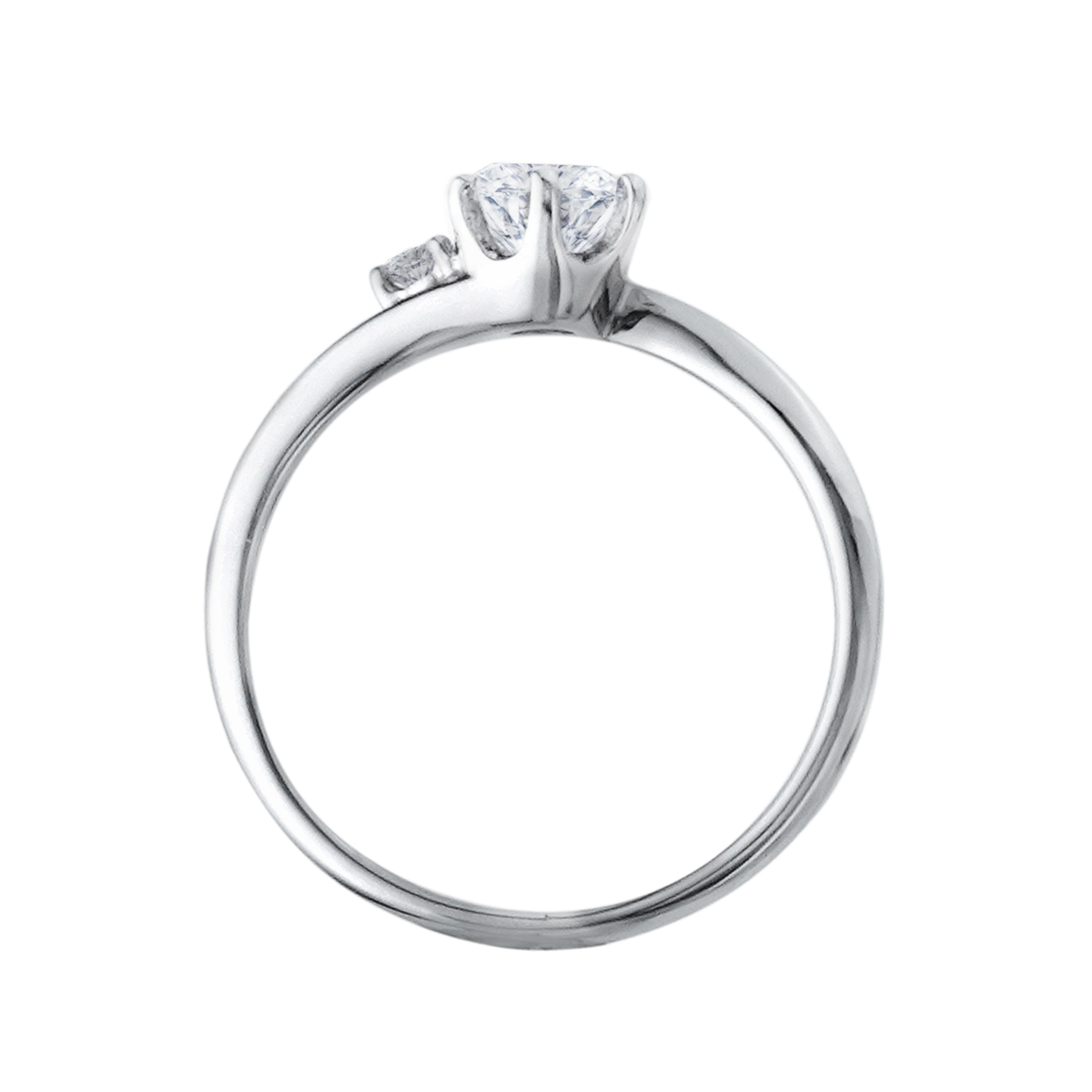 少量/無碎鑽, 曲線, 香港 品牌結婚對戒 LEXIE – SGZ3020