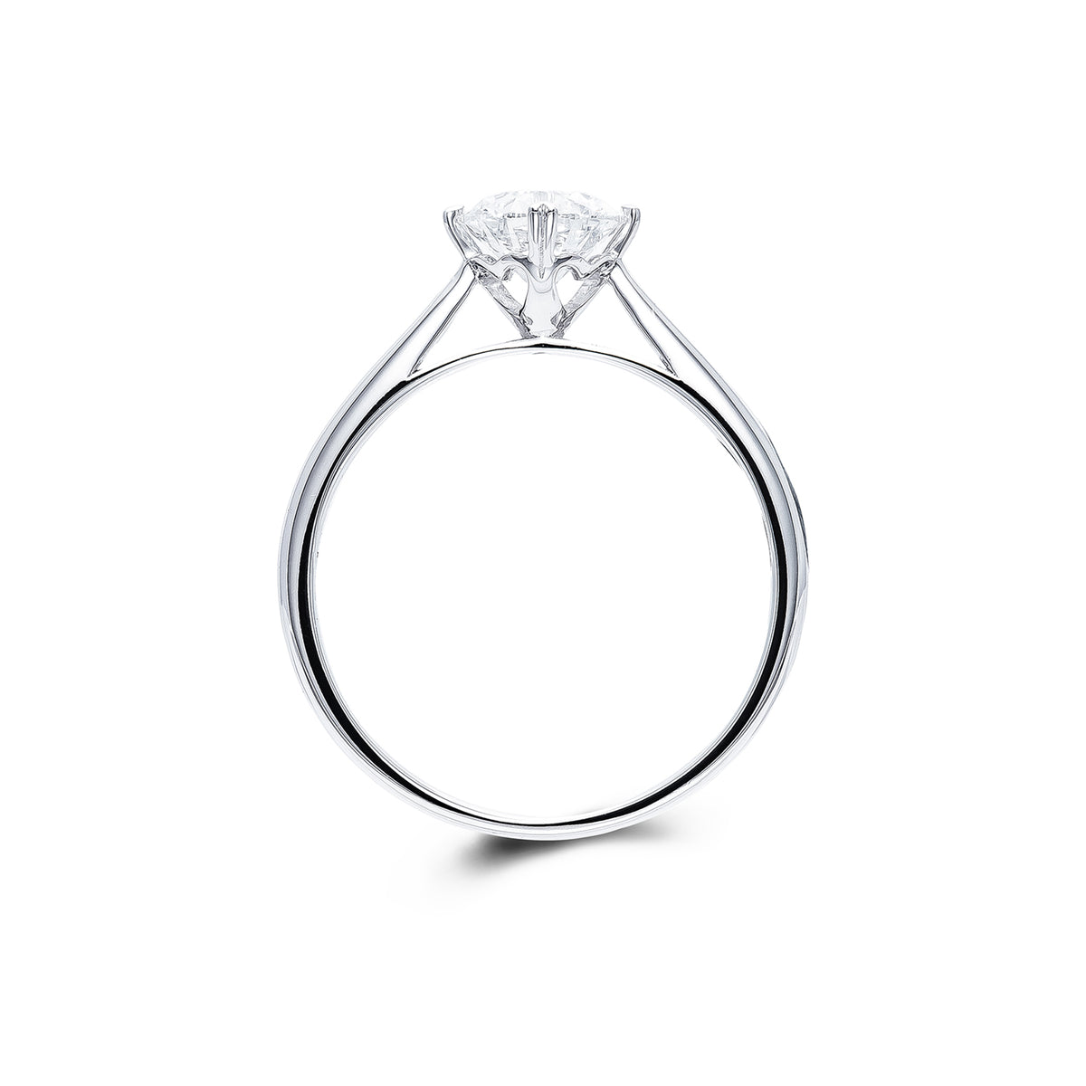 少量/無碎鑽, 直線, 香港 品牌結婚對戒 EROS – TM0057