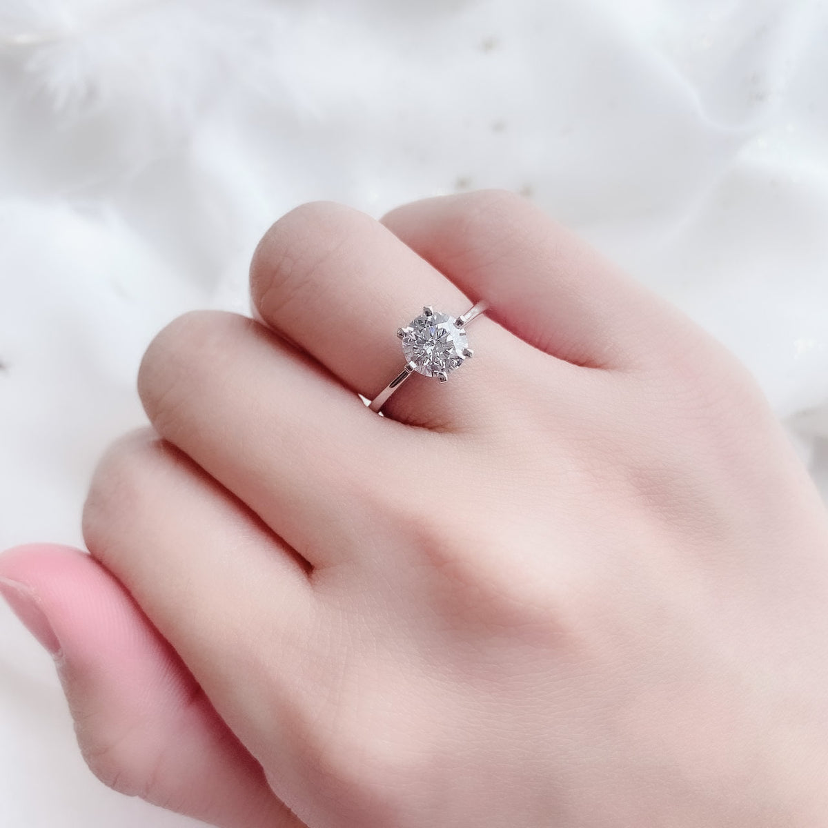 少量/無碎鑽, 直線, 香港 品牌結婚對戒 CHARISSE – TM0090S