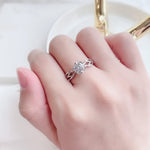 少量/無碎鑽, 曲線, 香港 品牌結婚對戒 SALOME – TM0806