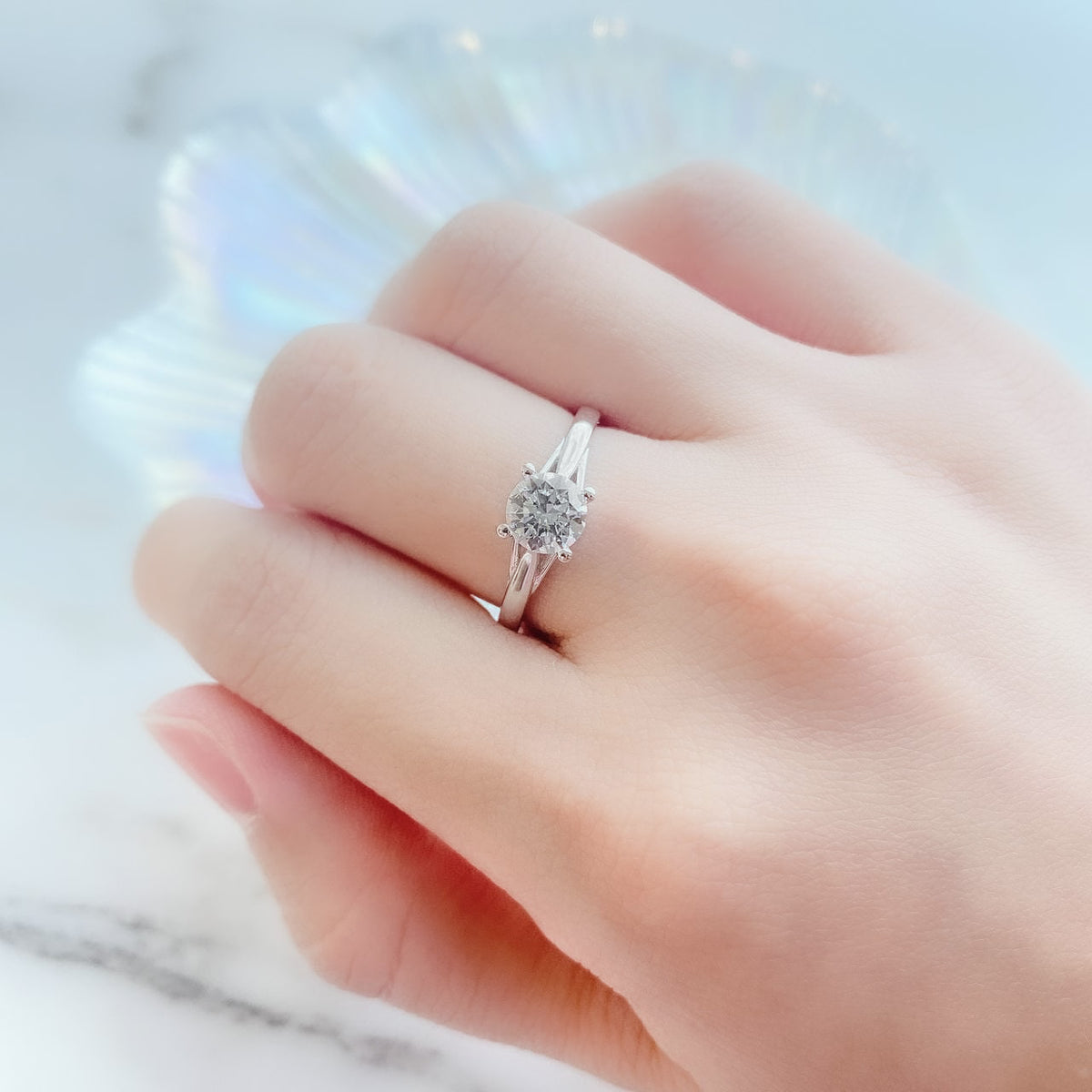 少量/無碎鑽, 直線, 香港 品牌結婚對戒 NORMA – TM0808