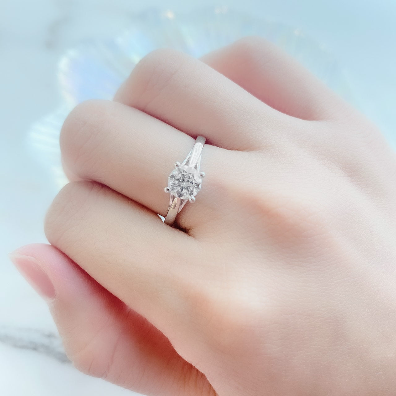 少量/無碎鑽, 直線, 香港 品牌結婚對戒 NORMA – TM0808