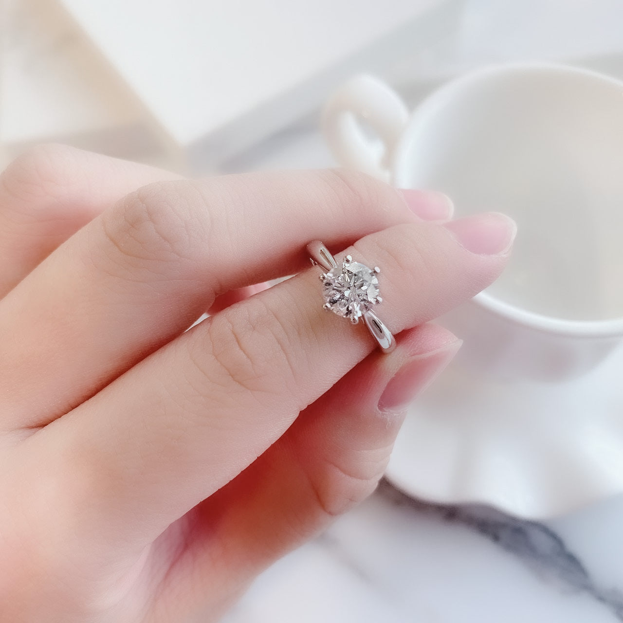 少量/無碎鑽, 直線, 香港 品牌結婚對戒 ARYANNA – TM0928