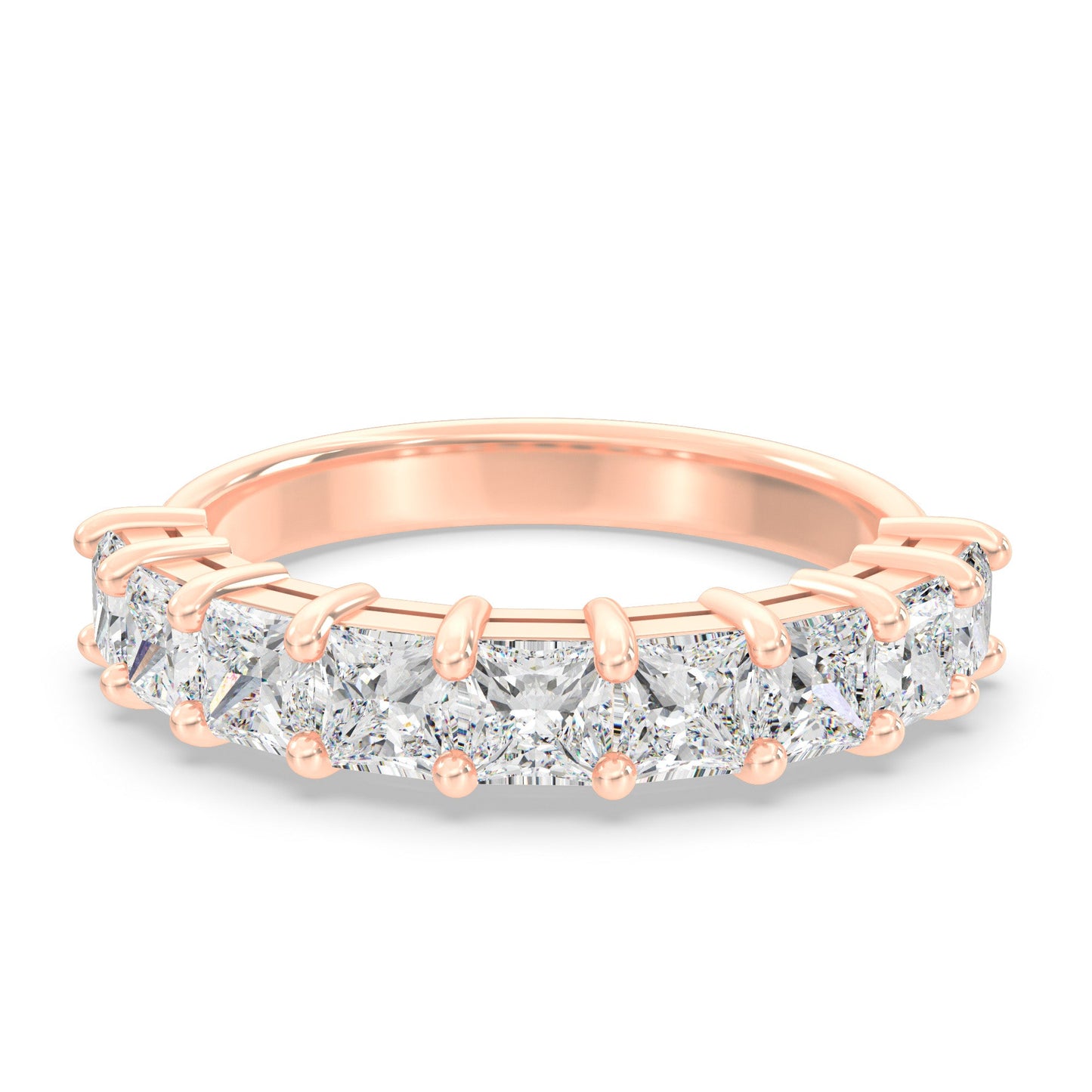 0.15ct Princess Cut Lab Grown Diamonds Anniversary Ring <Affordable>