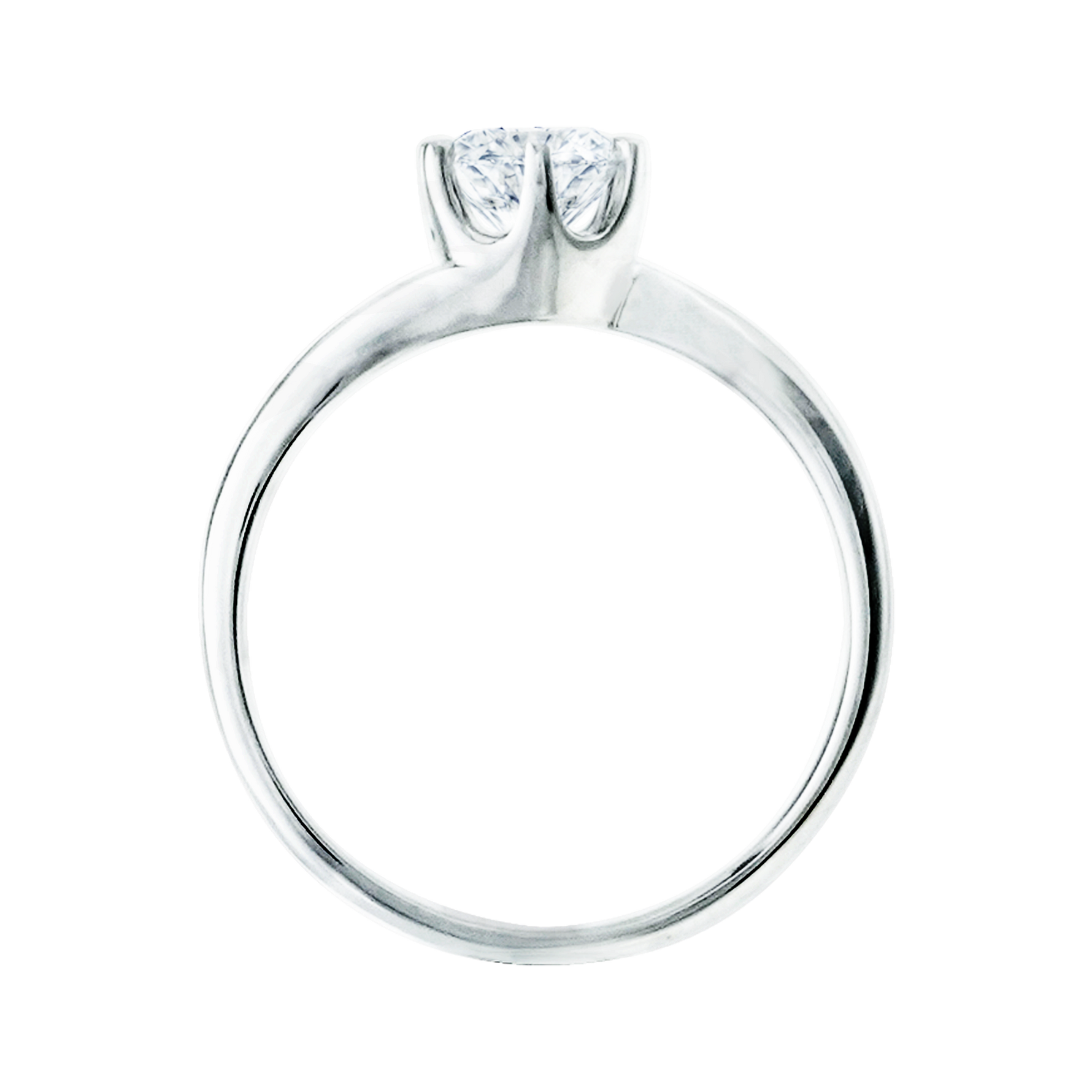 少量/無碎鑽, 曲線, 香港 品牌結婚對戒 BEATRICE – TM3020