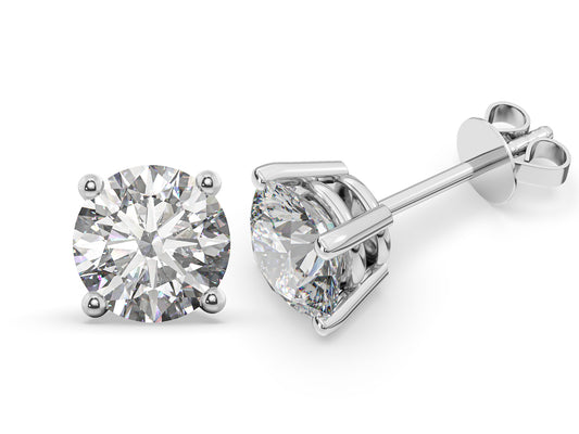 0.80ct 四爪培育鑽石耳環 <頂級之選>